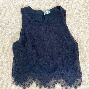 Lace tank top